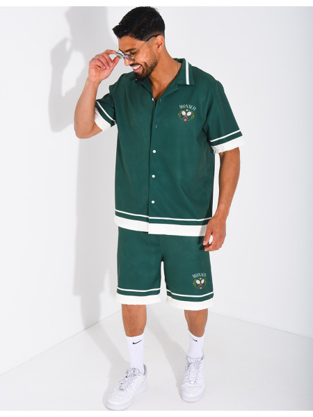 Ensemble short et chemise "Monaco"