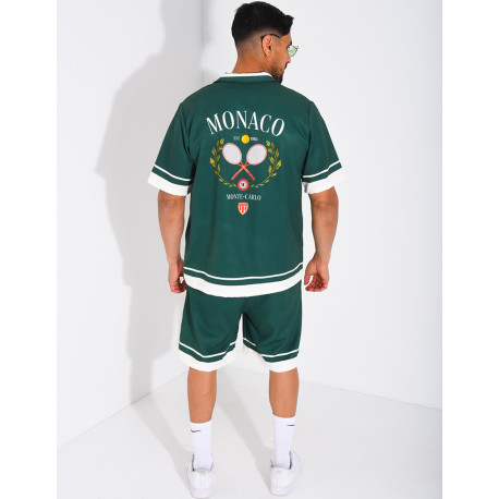 Ensemble short et chemise "Monaco"