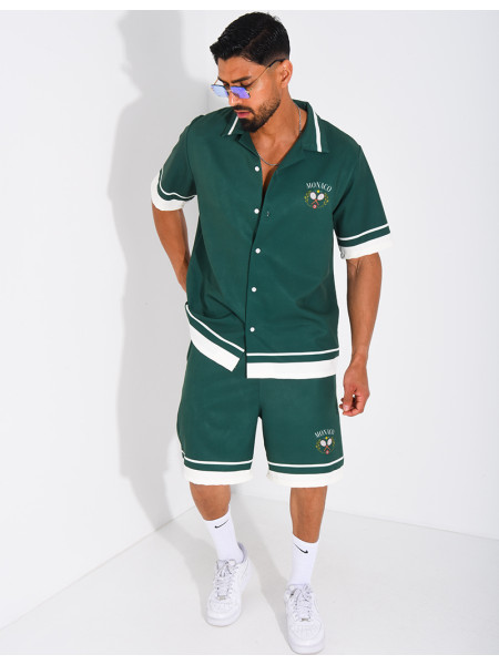 Ensemble short et chemise "Monaco"