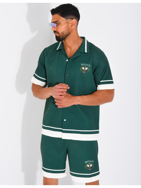 Ensemble short et chemise "Monaco"