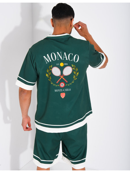 Ensemble short et chemise "Monaco"