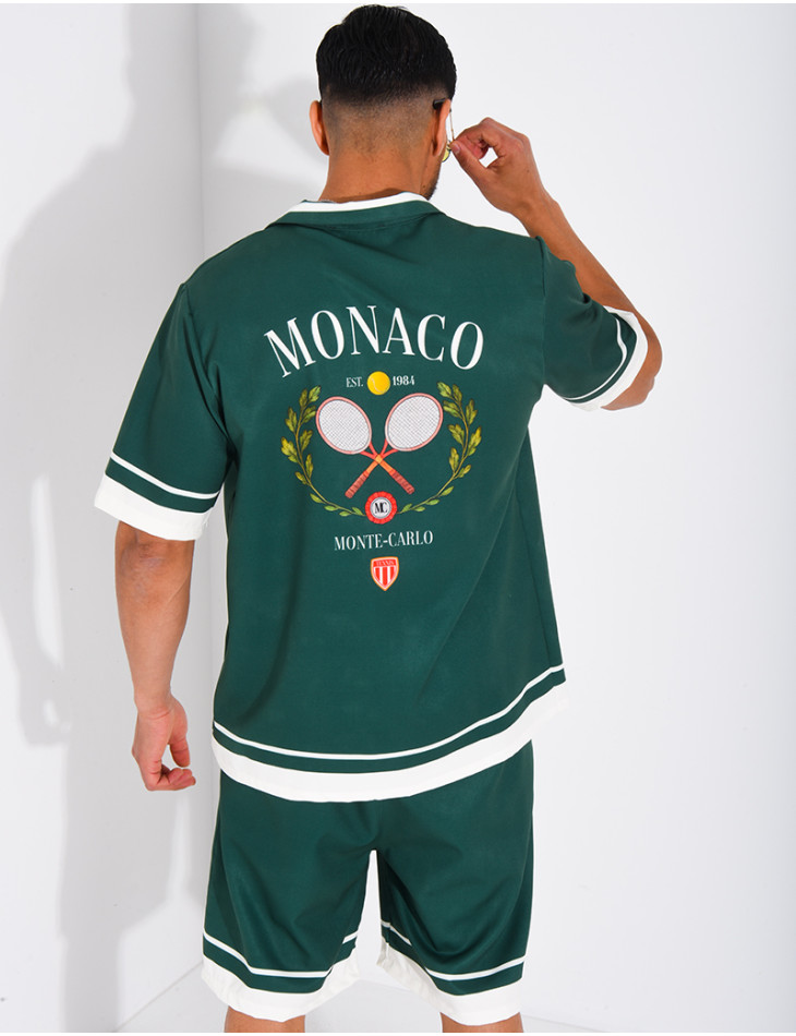 Ensemble short et chemise "Monaco"