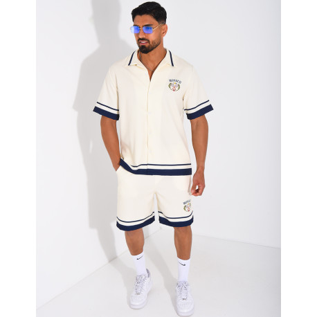 Ensemble short et chemise "Monaco"