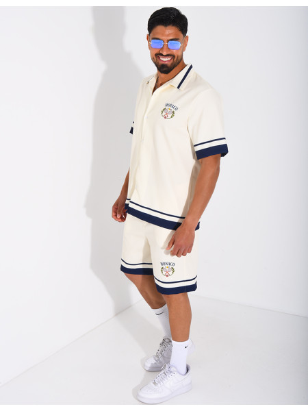 Ensemble short et chemise "Monaco"