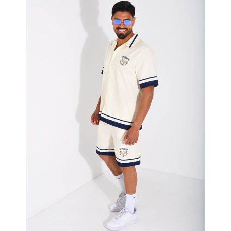 Ensemble short et chemise "Monaco"