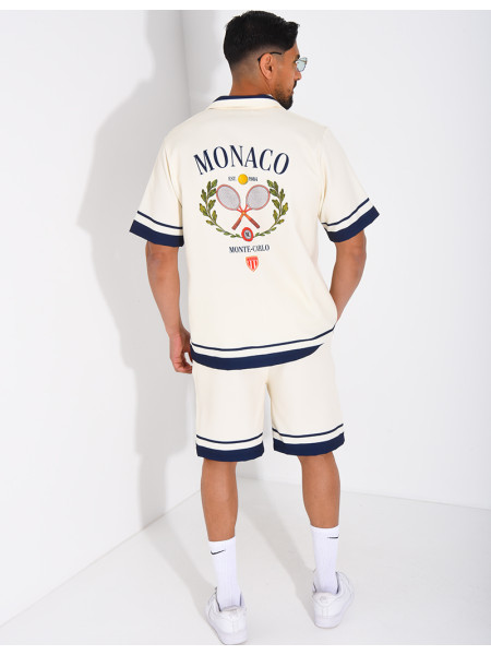Ensemble short et chemise "Monaco"