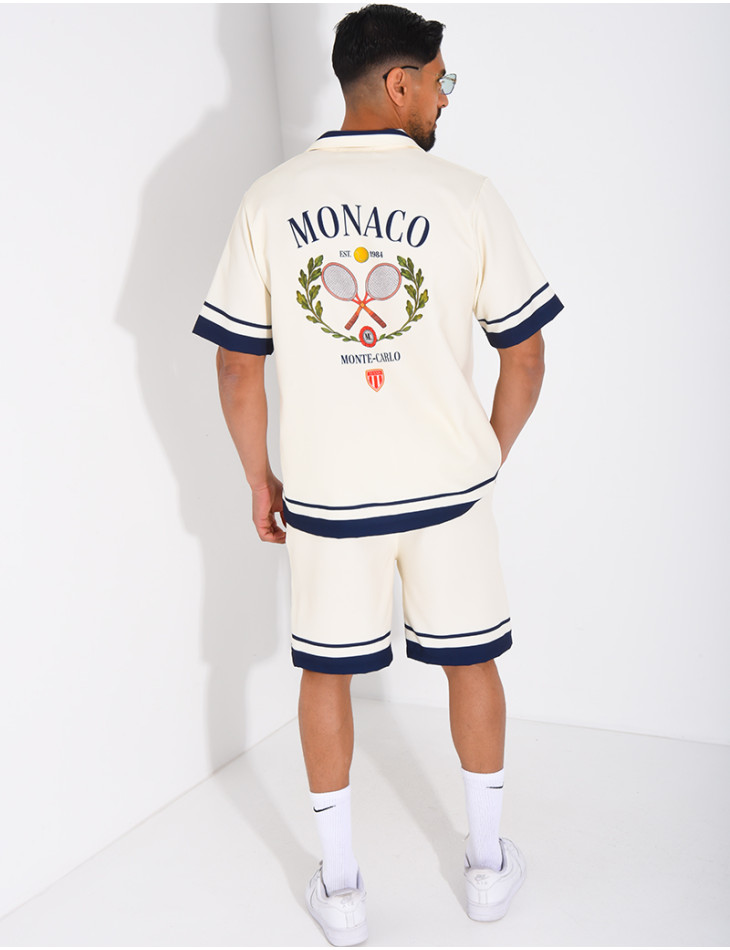 Ensemble short et chemise "Monaco"
