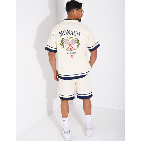 Ensemble short et chemise "Monaco"