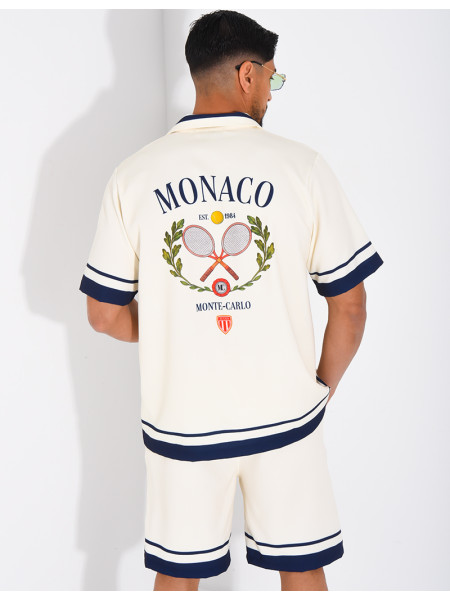 Ensemble short et chemise "Monaco"