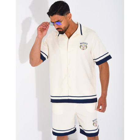Ensemble short et chemise "Monaco"
