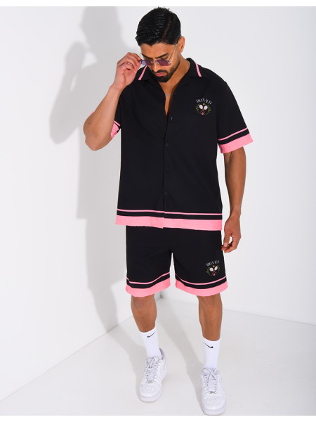 Ensemble short et chemise "Monaco"