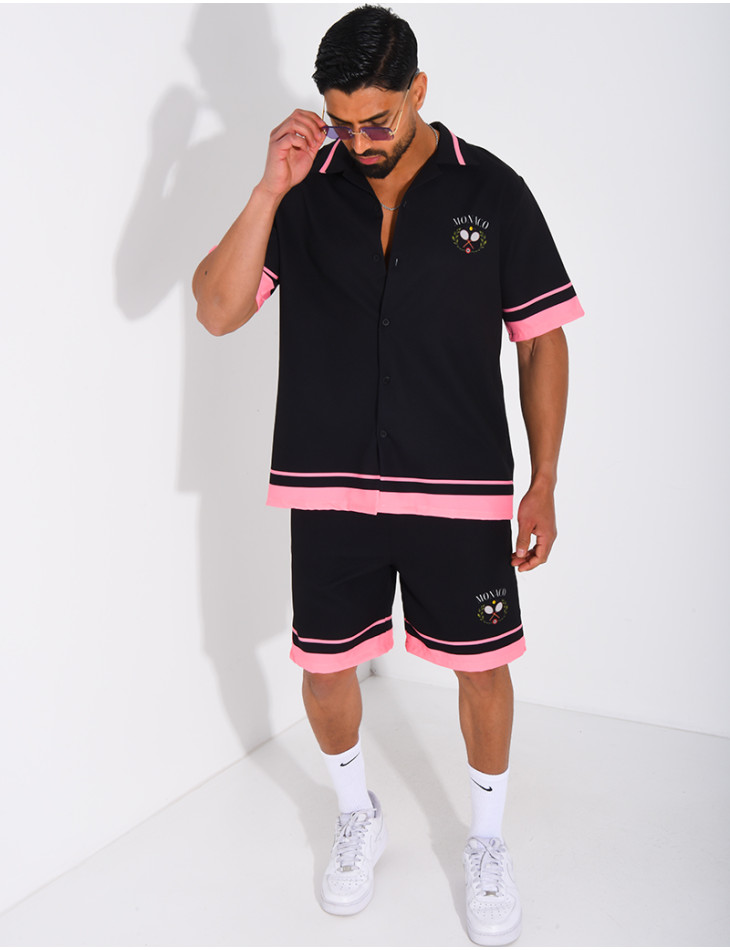 Ensemble short et chemise "Monaco"