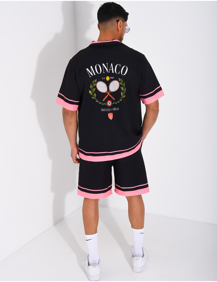 Ensemble short et chemise "Monaco"