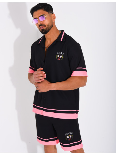 Ensemble short et chemise "Monaco"