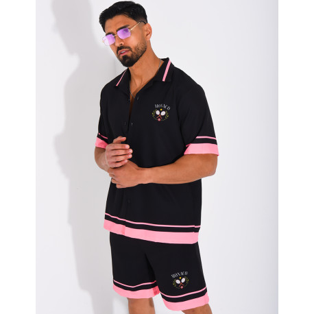 Ensemble short et chemise "Monaco"