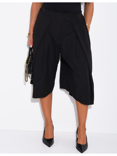 Bermudashorts im Tailored-Look mit weitem Schnitt und Puff-Effekt