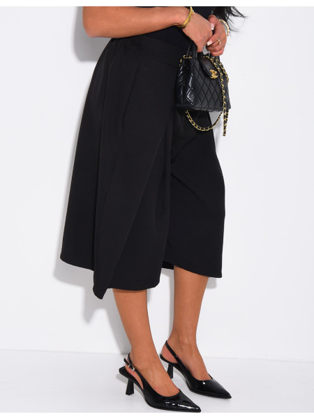 Bermudashorts im Tailored-Look mit weitem Schnitt und Puff-Effekt