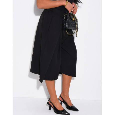 Bermudashorts im Tailored-Look mit weitem Schnitt und Puff-Effekt