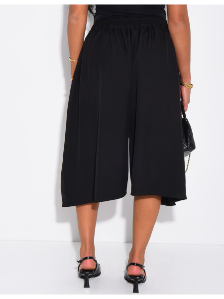 Bermudashorts im Tailored-Look mit weitem Schnitt und Puff-Effekt