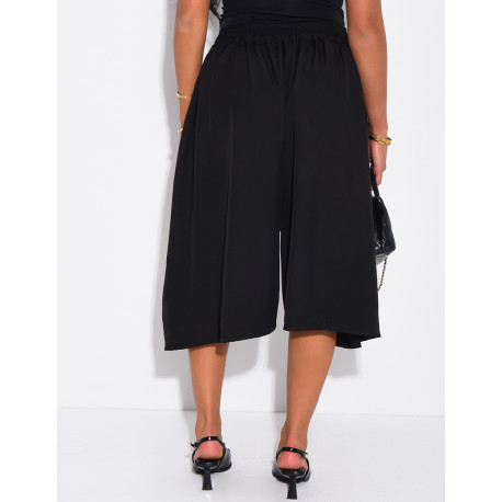 Bermudashorts im Tailored-Look mit weitem Schnitt und Puff-Effekt