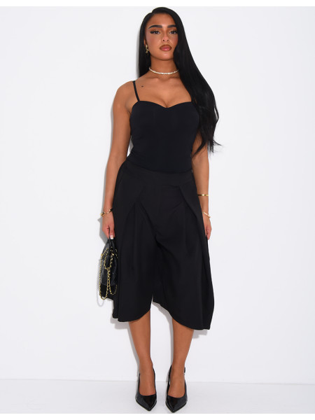 Bermudashorts im Tailored-Look mit weitem Schnitt und Puff-Effekt