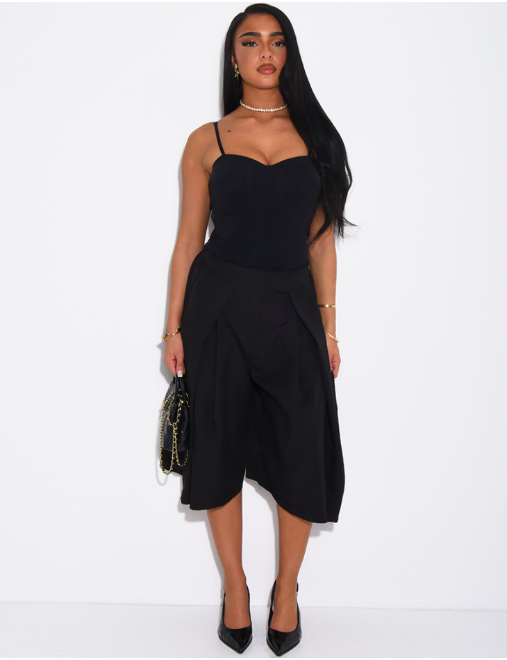 Bermudashorts im Tailored-Look mit weitem Schnitt und Puff-Effekt