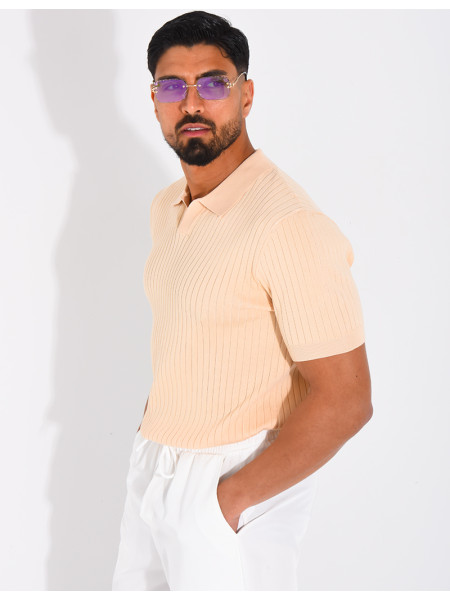 Polo côtelé