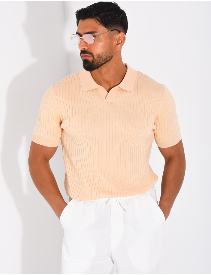 Polo côtelé