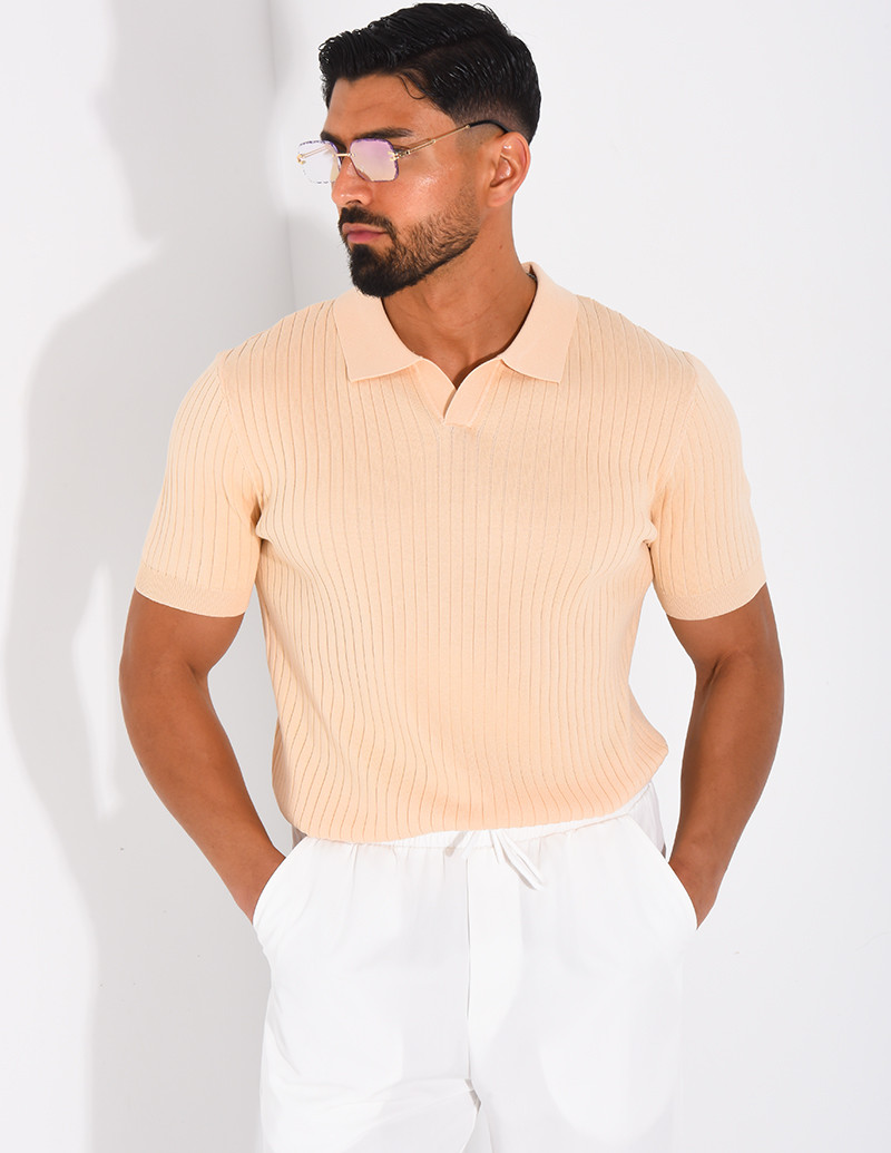 Polo côtelé