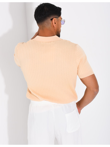 Polo côtelé