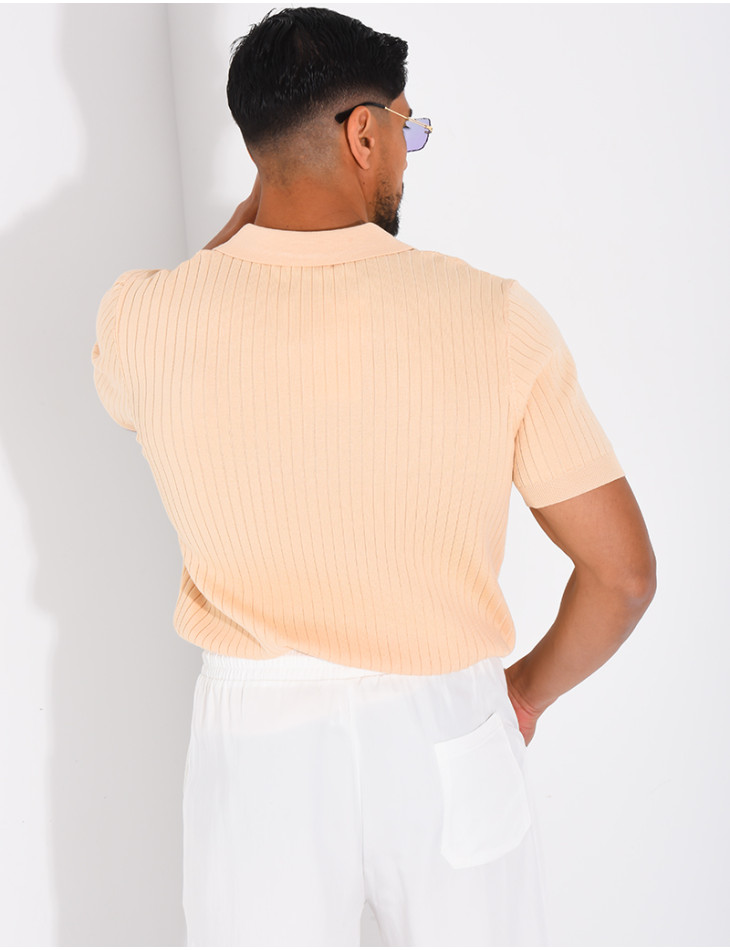 Polo côtelé