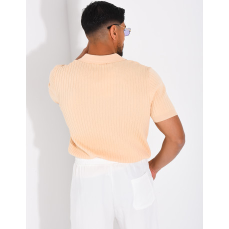 Polo côtelé