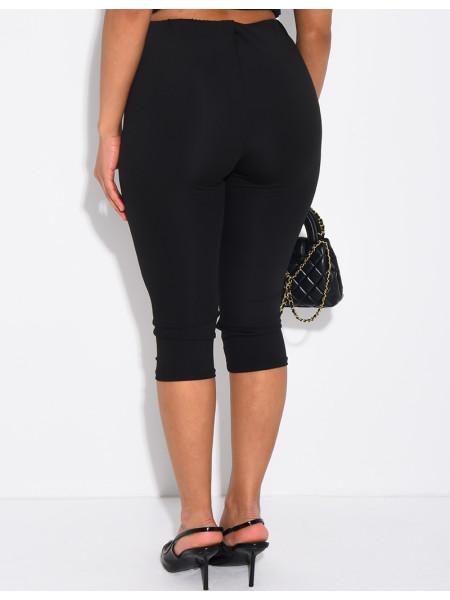 Capri-Leggings aus Stretchstoff