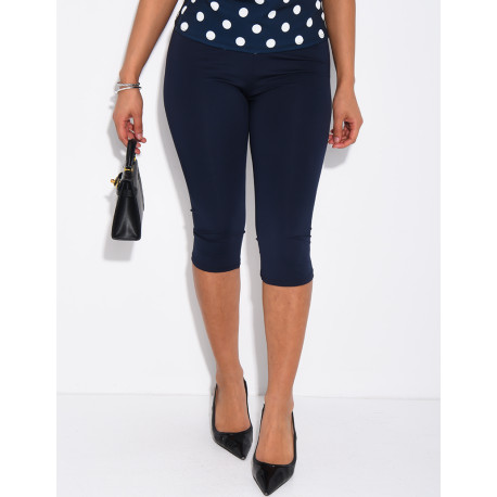 Capri-Leggings aus Stretchstoff