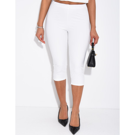 Capri-Leggings aus Stretchstoff
