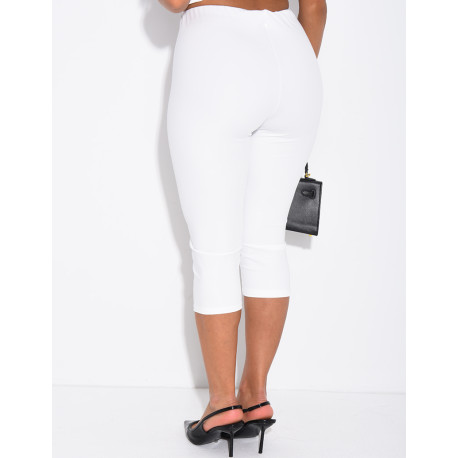 Capri-Leggings aus Stretchstoff