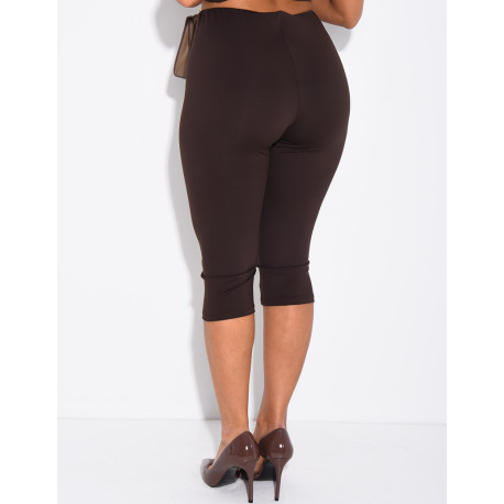 Capri-Leggings aus Stretchstoff