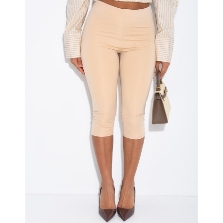 Capri-Leggings aus Stretchstoff