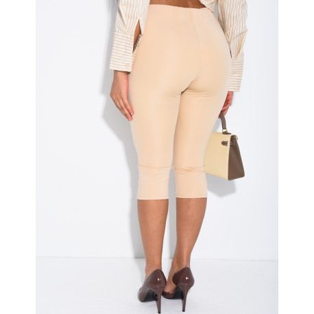 Capri-Leggings aus Stretchstoff