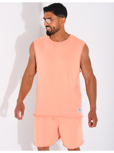 Ensemble short et chemise sans manches