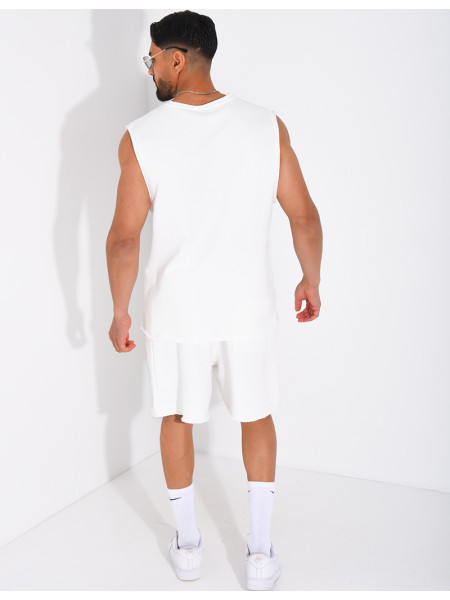 Ensemble short et chemise sans manches