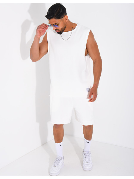 Ensemble short et chemise sans manches