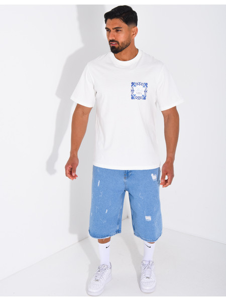 Bermuda destroy en jeans