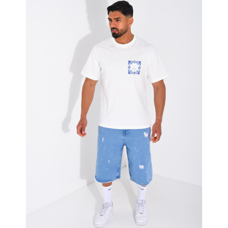 Bermuda destroy en jeans