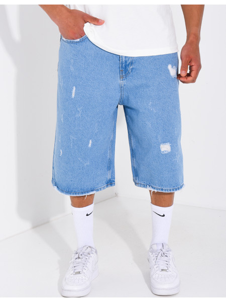 Bermuda destroy en jeans