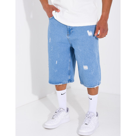 Bermuda destroy en jeans