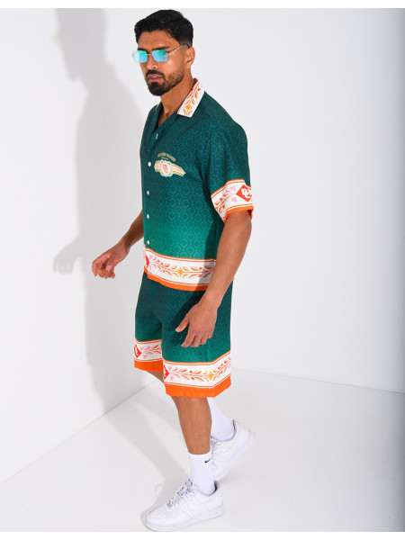 Ensemble short et chemise "Riches Paris"