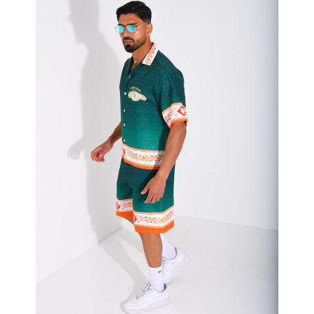 Ensemble short et chemise "Riches Paris"