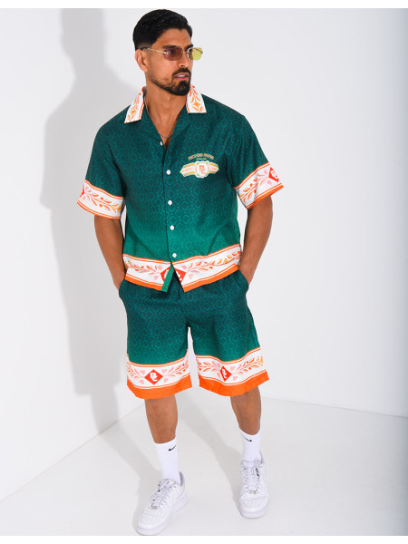 Ensemble short et chemise "Riches Paris"