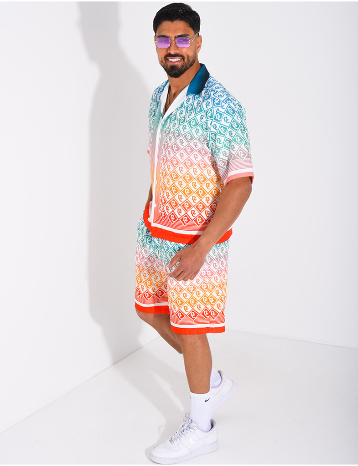 Ensemble short et chemise "RC"